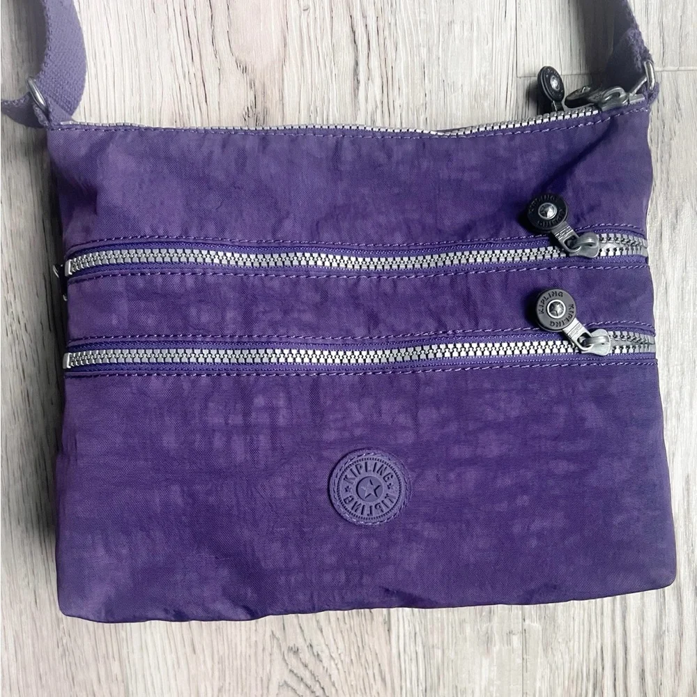 Kipling Purple Crossbody Bag - Picture 1 of 5